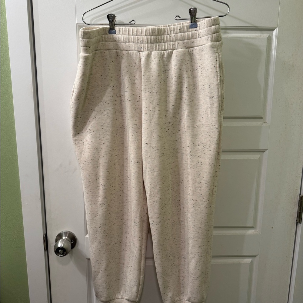 Varley Off-White DoubleSoft Lounge Pants